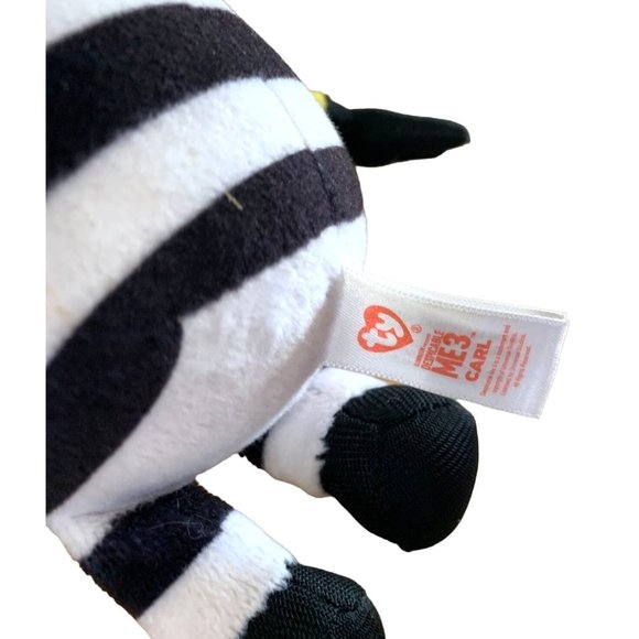 Despicable Me 3 Ty beanie Babies Carl Jail House Inmate 2017 6 in Tall Stuffed P - Picture 4 of 4